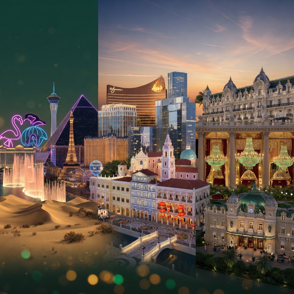 Las Vegas'tan Makao'ya: Dünyanın Kumar Başkentleri Las Vegas'tan Makao'ya: Dünyanın Kumar Başkentleri
