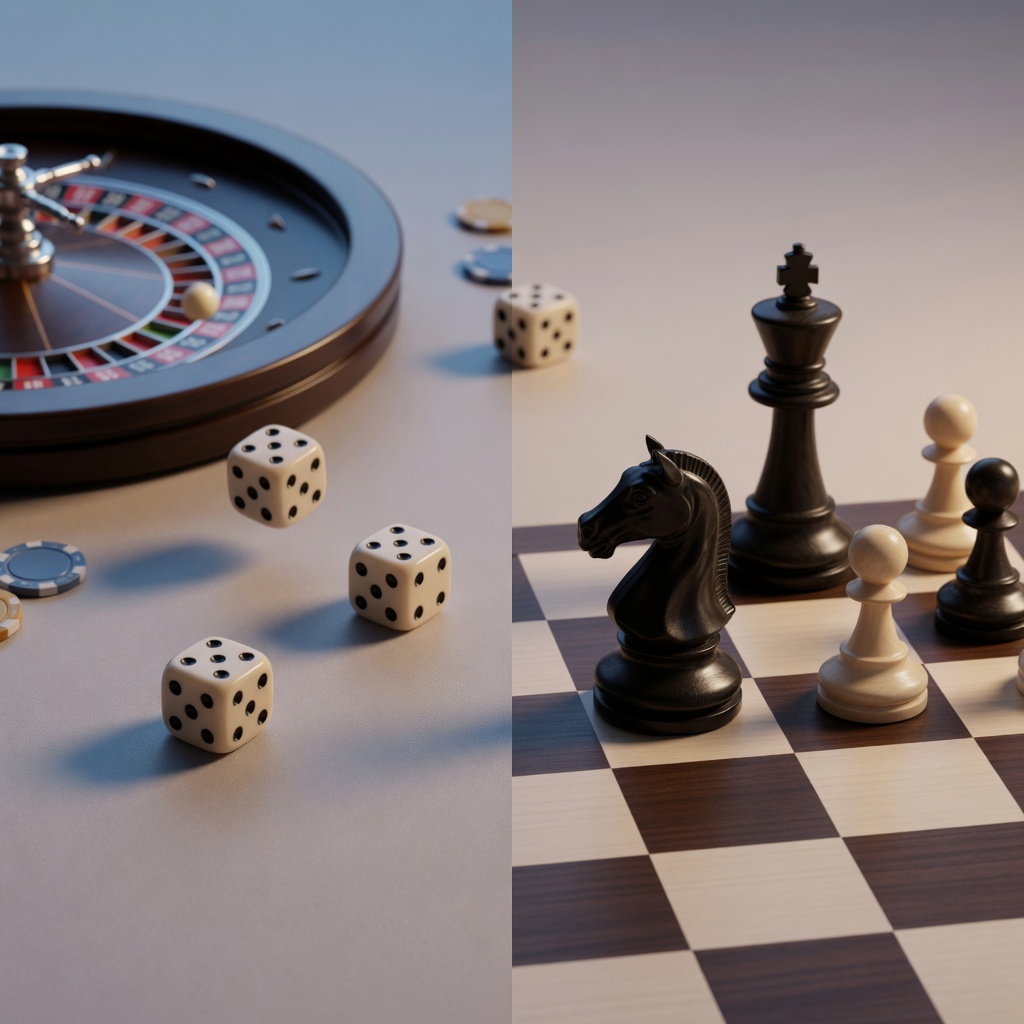 Şans Oyunları ile Strateji Oyunları Arasındaki Farklar Şans Oyunları ile Strateji Oyunları Arasındaki Farklar