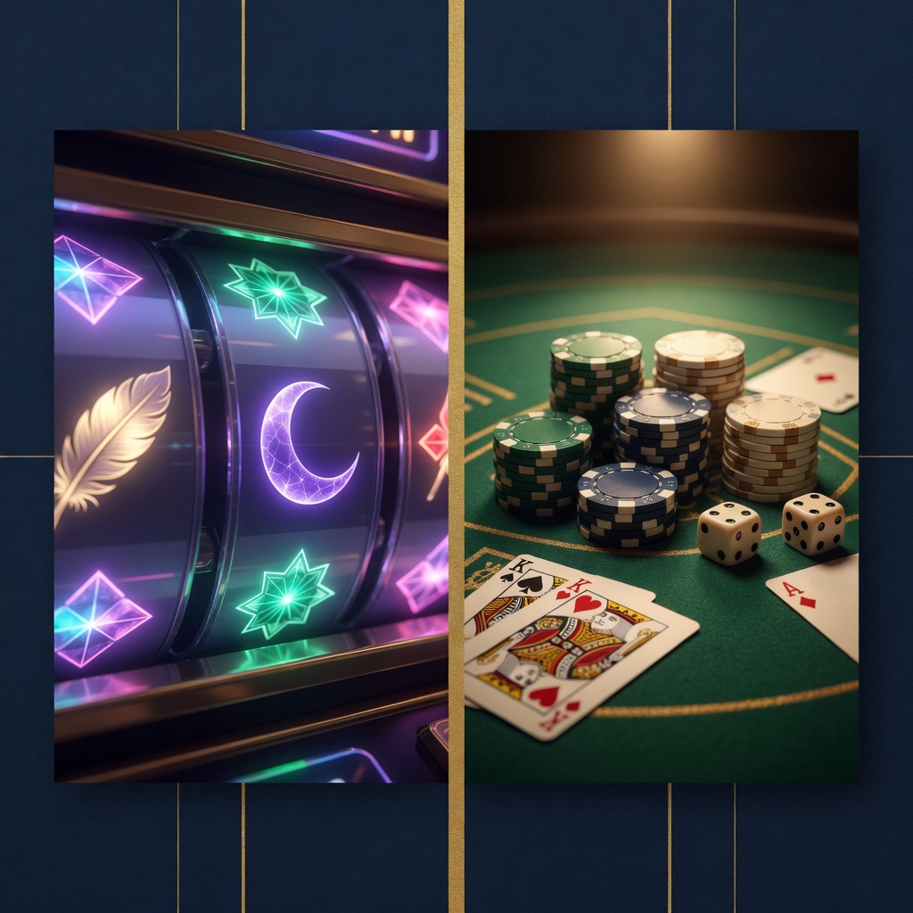 Slot mu Masa Oyunu mu? Temel Farklar ve Karşılaştırma Slot mu Masa Oyunu mu? Temel Farklar ve Karşılaştırma