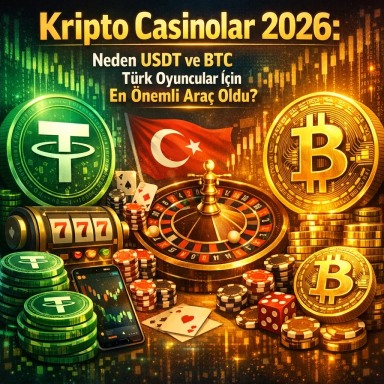 Kripto Casinolar 2026: Neden USDT ve BTC Türk Oyuncular İçin En Önemli Araç Oldu?