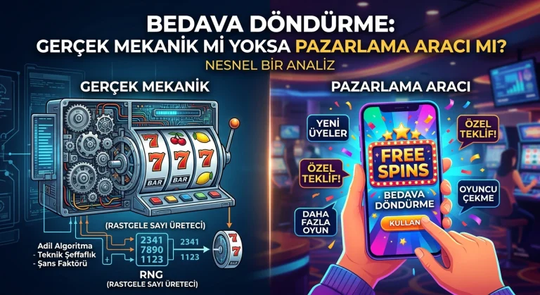 Bedava Döndürme: Gerçek Mekanik mi Yoksa Pazarlama Aracı mı? Nesnel Bir Analiz