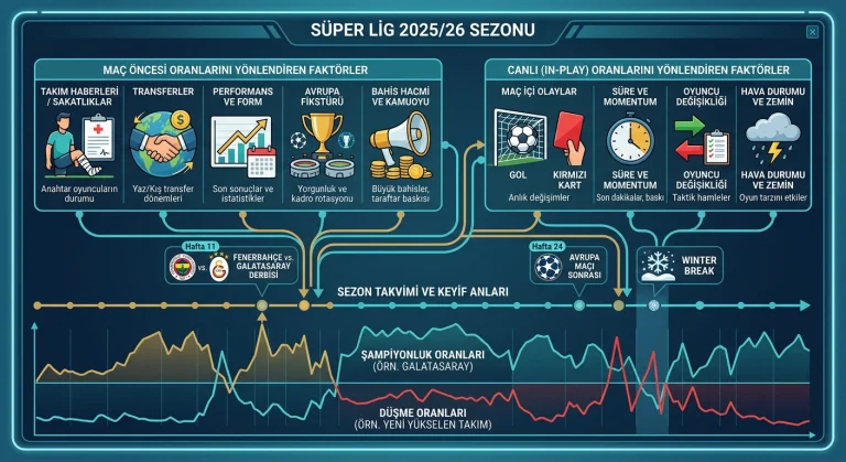 SГјper Lig 2025/26: Sezon Boyunca Oranlar NasД±l DeДџiЕџir ve BunlarД± Neler YГ¶nlendirir?