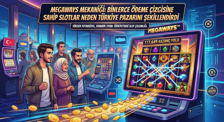 Megaways Mekaniği: Binlerce Ödeme Çizgisine Sahip Slotlar Neden Türkiye Pazarını Şekillendirdi